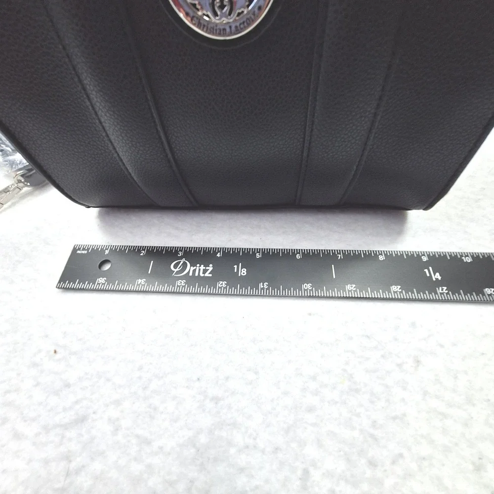 CXL by Christian Lacroix Vally Tote Womens Small Black Pebbled Structured Bag‎